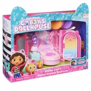 GABBY’S DOLLHOUSE by DreamWorks - Pillow Cat’s Sweet Dreams Bedroom - NWT